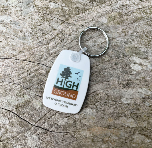 Recycled plastic keyring